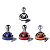 EXERZ Desk Organiser Red, Rotating Pencil Holder, Desk Tidy Swivel