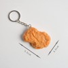 tenghong2021 Imitation Food Keychain Fried Chicken Leg Nuggets Wing Creative