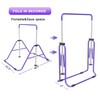 RINREA Gymnastic Bars for Kids with Adjustable Height, Folding Gymnastic