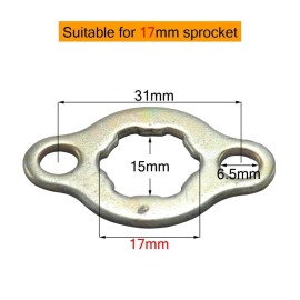 GY6 STORE 17mm 420 428 FRONT SPROCKET RETAINER CLIP 50cc 110cc 125cc ATV QUAD DIRT BIKE
