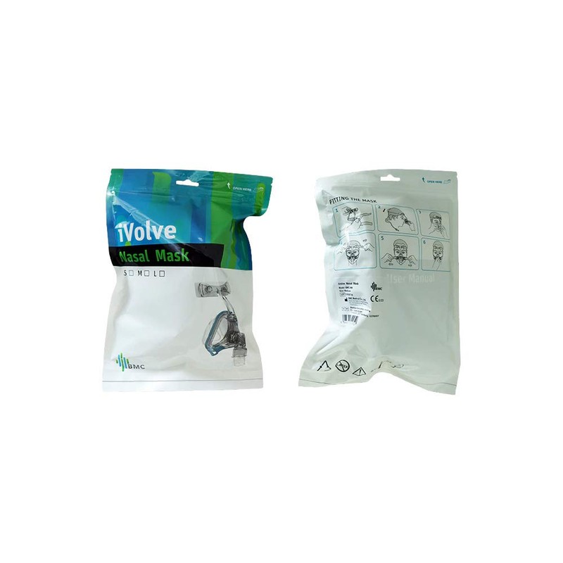 BMC Mascarilla Nasal con Soporte NM2 para Cpap y Bpap