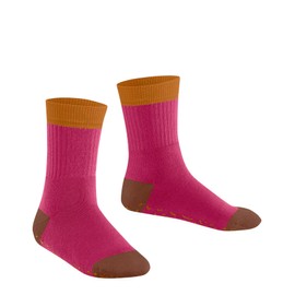 ESPRIT Unisex Children's Cosy Memphis Stopper Socks, Reinforced Cottage Socks with Nub Print, Non-Slip on the Sole, Breathable, Organic Sustainable Cotton, 1 Pair, Purple Fuchsia 8856