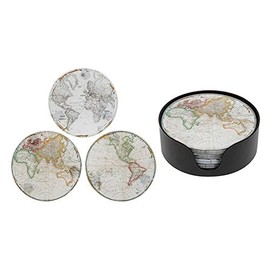 Shudehill Giftware World Map Coaster Set of 6