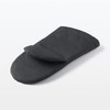 MUJI 12835844 Oven Mitt, Dark Gray, Cotton Plain Weave