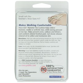 Pedifix PediFix Sticky Gel Hammer Foot Cushion, Small Left, Small Left