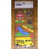 RECOLLECTIONS School Days Yellow Bus Play Ground ABC Slide Swing