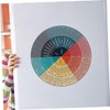 KOMBIUDA Feeling Wheel Sticker Emotion Chart Wall Stickers for Kindergarten