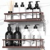 YASONIC Shower Caddy Adhesive, No Drill Bathroom Shower Organizers, with
