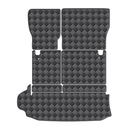 WDYOYS Cargo Mat for 2020-2025 Toyota Highlander 8 Seats Trunk Mat & 2ND+3RD Row Rear Backrest Mat, All Weather Rear Cargo Liner Back Seat Cover Protector(Bench seat in The 2nd Row)
