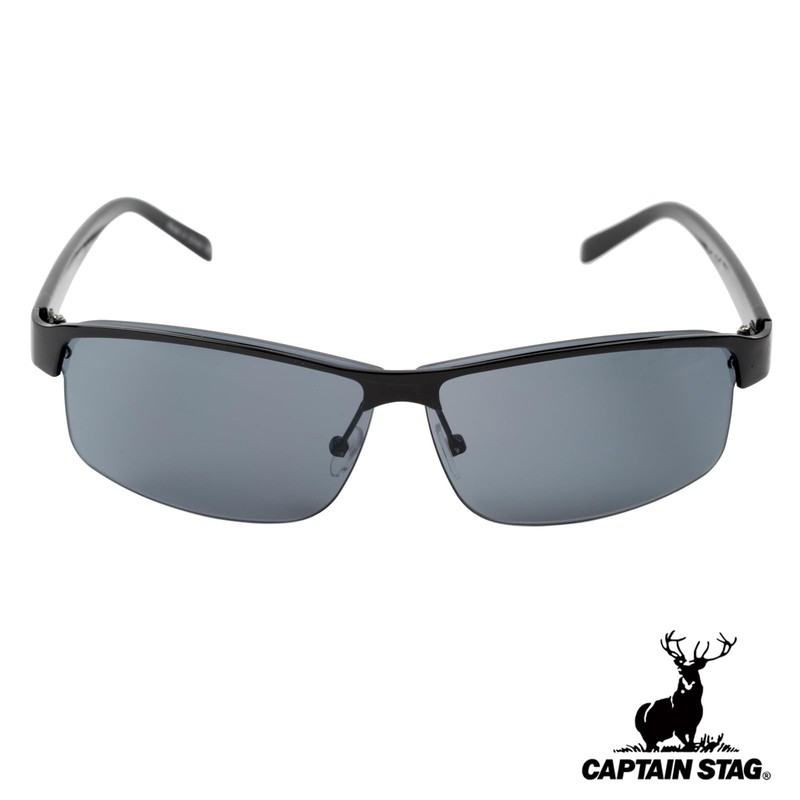 Captain Stag CS-002-1-EH-72 Men's Sunglasses with Sunglasses Case, Metal Frame,