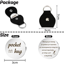 OZOSHINE Thank You Teacher Gifts Teaching Assistant Gift Pocket Hug Gift for Teacher Leaving Gifts End of Year Gifts for Teachers Headteacher Male Teacher Assistant Gifts Retirement Gifts for Teacher