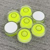 YMGBHNKJLS 4Pcs Small Circular Bubble Levels with Double Sided Adhesive