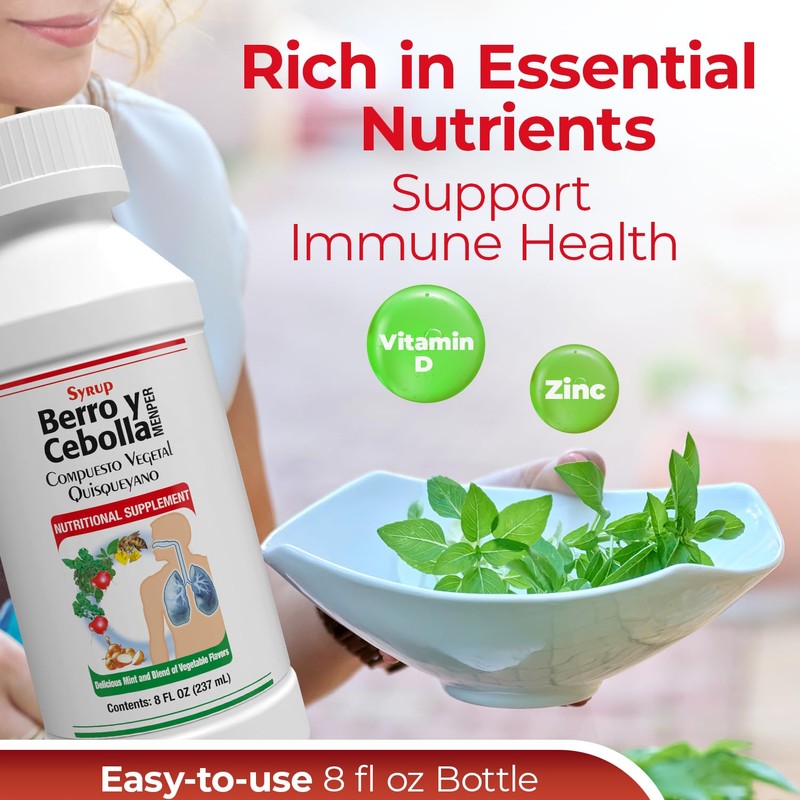 JARABE Berro Y CEBOLLA 8 OZ