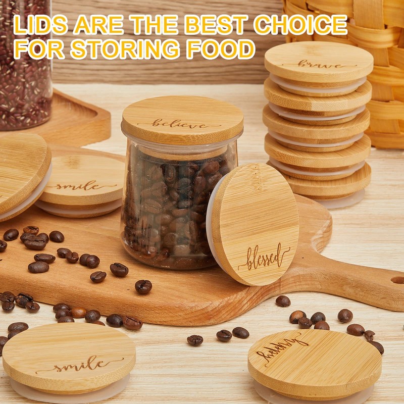 Tessco for you 12 Pieces Yogurt Jar Lids Inspirational Yogurt
