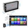 AMPrime Double Din Car Stereo Radio with Bluetooth 7” Touch