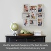 Melannco 18 x 18 Inch 9 Opening Photo Collage Frame,