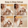 6Pcs 10ml/0.34oz Glass Nasal Spray Bottles - Portable Empty Refillable