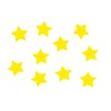 Miniblings 10 Iron-On Transfers Star 25 mm Flock Stars Colours