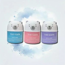 The Saem 더샘 아이슬란드 립 슬리핑 마스크 The Saem Iceland Lip Sleeping Mask [Collagen and PDRN (Pink)]