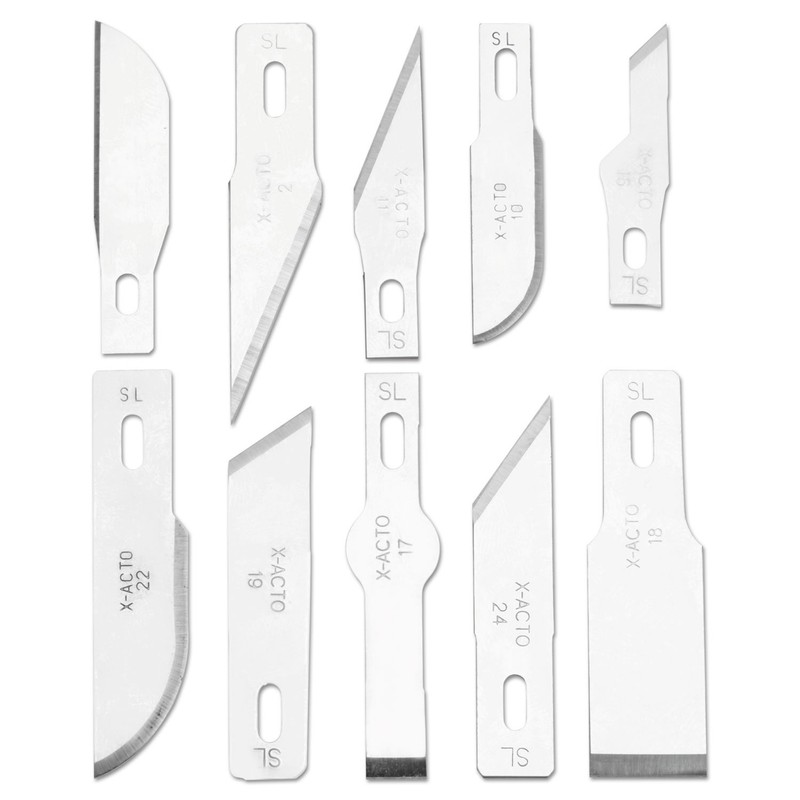X-ACTO Compression Basic Knife Set, Includes 3 Knives, 13 Blades,