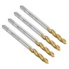 sourcing map 4pcs Spiral Flute Thread Taps, 8-32 UNC H2