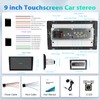 9 Inch Car Stereo Single Din Radio with Wireless Apple