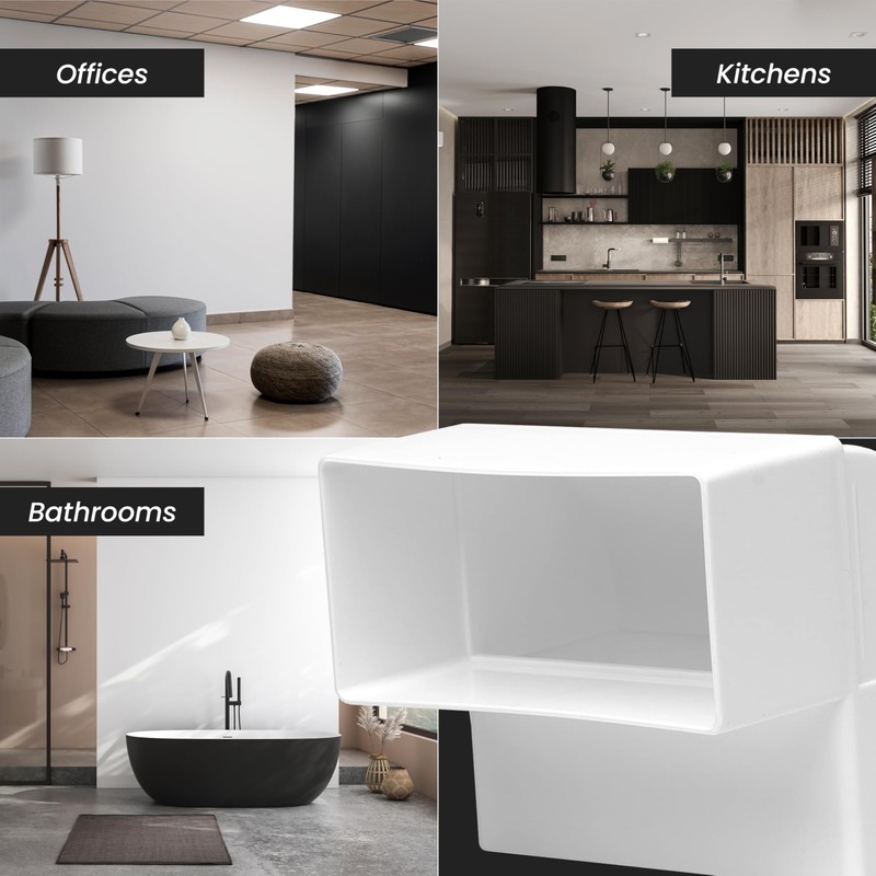 110 x 55 mm / 11 x 5.5 cm Rectangular