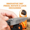 Orange Ninja 7-in-1 Garden Tool & Knife Sharpener – Sharpens