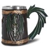 ToyKing Viking Beer Mug Jumbo Stainless Steel Resin Dragon Mug