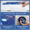 Potty training bed pad with tucks, mattress protector for 100%