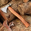 DAMASCUS Custom Handmade Forged Damascus Steel Axe Hatchet Tomahawk Viking’s