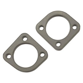 Shovelhead Mild Steel Exhaust Port Flanges, 3 Bolt STD