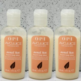 OPI LOT 3 - OPI Avojuice SWEET TEA Skin Quenchers Hand Mini Lotion 30 mL 1 oz