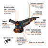 Truper Esmeriladora 4 1/2'' Ind. 1,200 W Truper 12873 Color