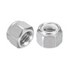 sourcing map 10Pcs 1/2"-13 Nylon Insert Hex Lock Nuts, 316