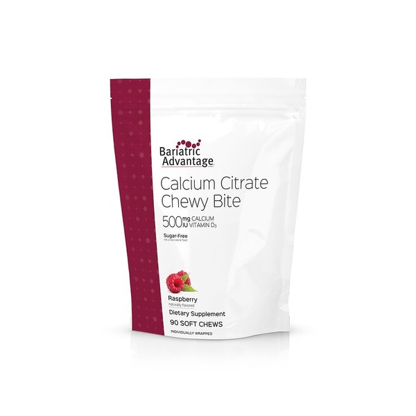 Bariatric Advantage Calcium Citrate Chewy Bites 500 mg - for