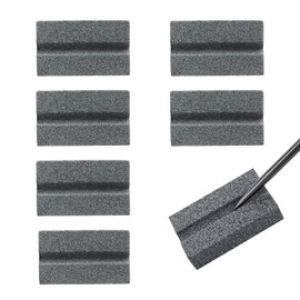 PHMING Set of 6 Dart Whetstones, Dart Sharpening Stone for Metal Darts, Dart Sharpener with Grooves for Steel Darts & Care Tools