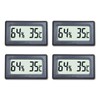Mini LCD Digital Thermometer/Hygrometer 4PCS Light Weight Compact Large Number