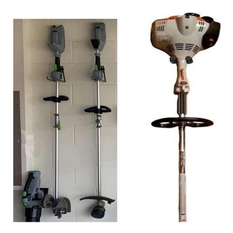 zoele 2Pcs String Trimmer Hanger Wall Mount, Wall Mount Garden