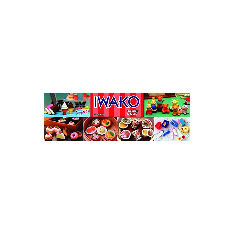 Iwako 38319 - Juego de gomas de borrar japonesas