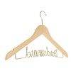 Wedding Hanger Anti Slip Wooden Clothes Hanger Iron Clothing Hanger