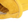 Garden Cowhide Gloves Wear Resistance Full Finger Leather Gloves for