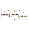 DaraBaby Vinil Decorativo Infantil Pista Autos Camiones Aviones Sala