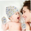 OATIPHO Newborn Cotton Hat Set Anti-Scratch Gloves and Foot Covers