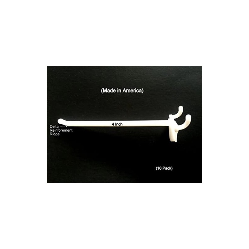 ProCraft Brand (10 Pack) 4 Inch White Plastic Peg Kit.