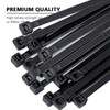 Cable Ties - 500 Pack 200mm x 3.6mm Black Beeway