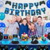 Video Game Birthday Party Decorations Blue Video Game Theme Happy