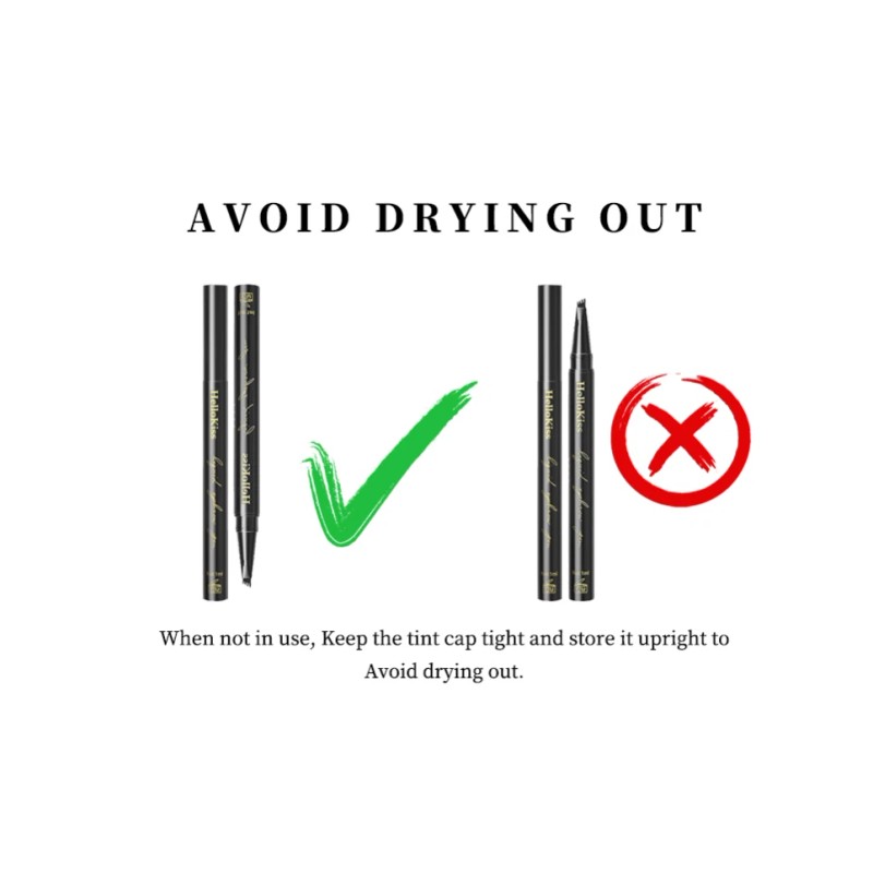 Hellokiss 3D Eyebrow Tattoo Fork Pen Microblading 4Tip Brow Enhancer