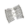 Ruihfas 2 PCS Elastic Magic Hair Side Combs Beaded Stretch