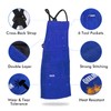 QeeLink Leather Work Shop Apron with 6 Tool Pockets Heat